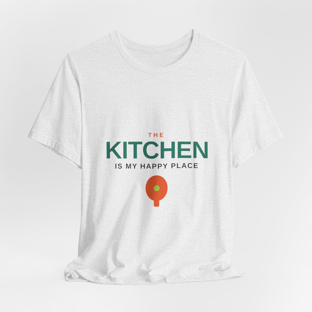 The Kitchen Is My Happy Place Tee — Funny Pickleball Shirt
