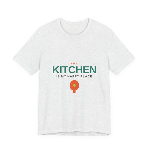 The Kitchen Is My Happy Place Tee — Funny Pickleball Shirt