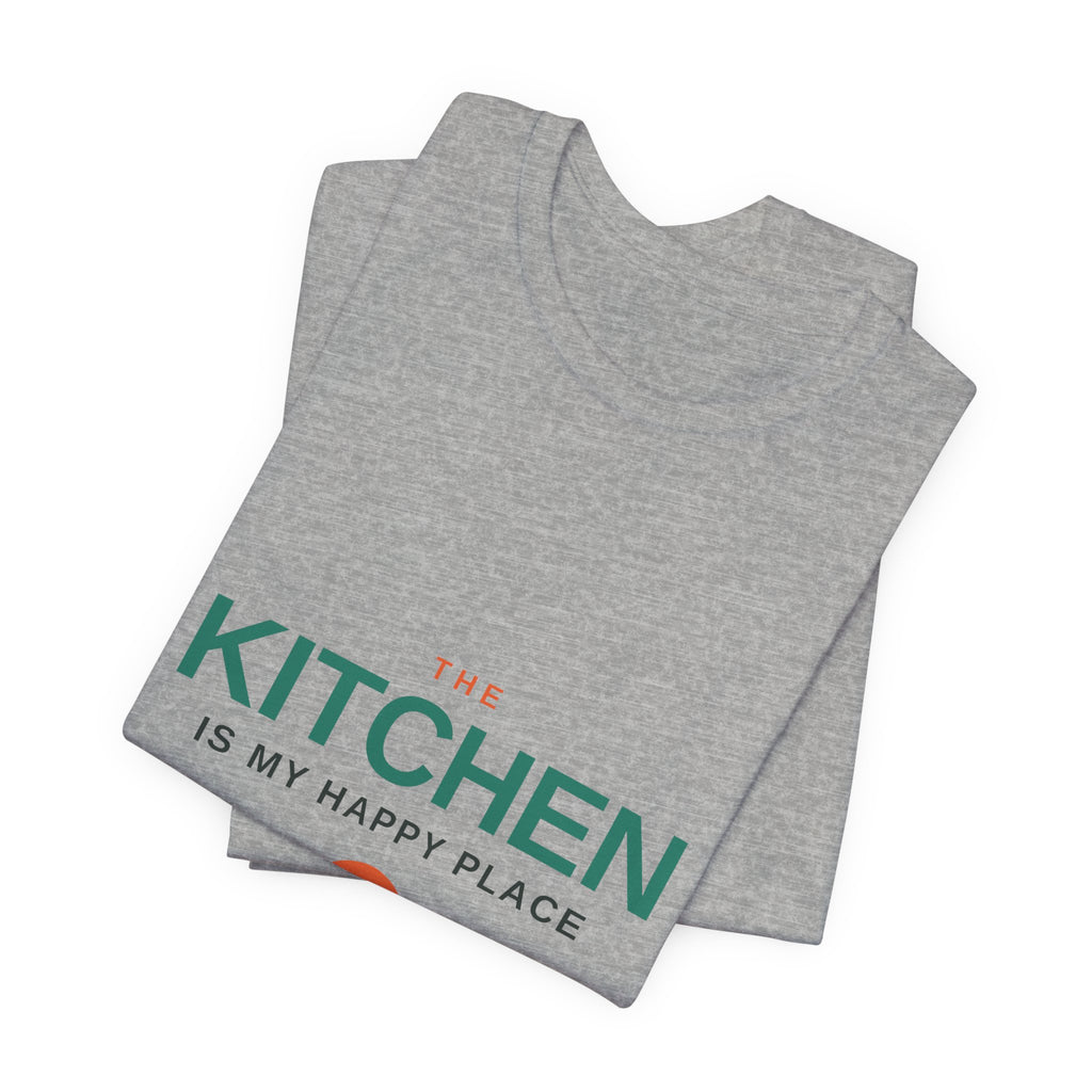 The Kitchen Is My Happy Place Tee — Funny Pickleball Shirt