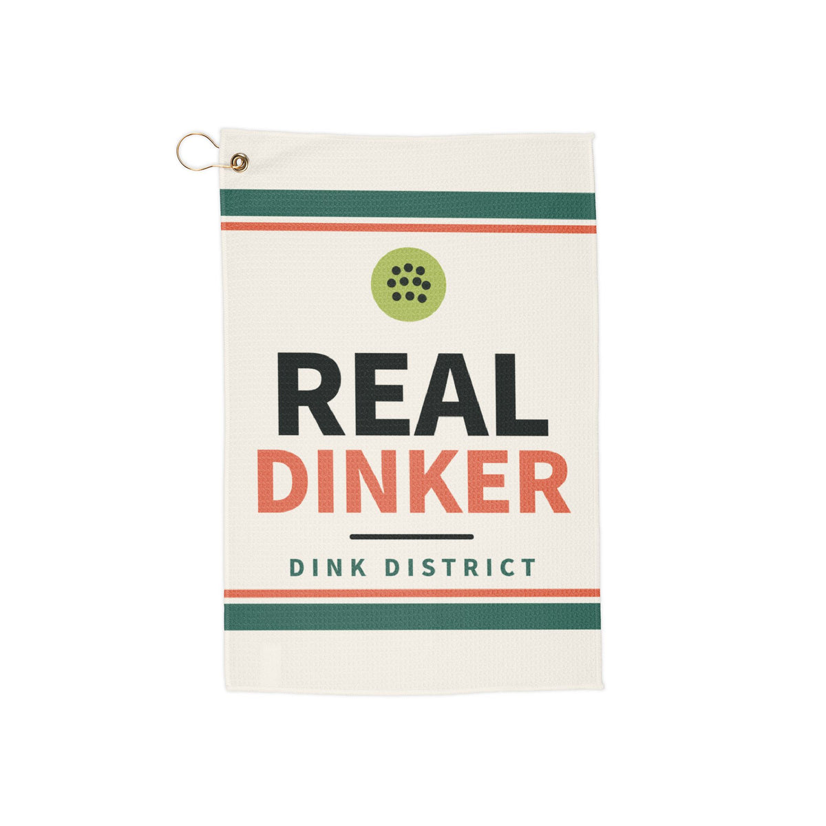 Real Dinker Court Towel - Clip-On Pickleball Towel