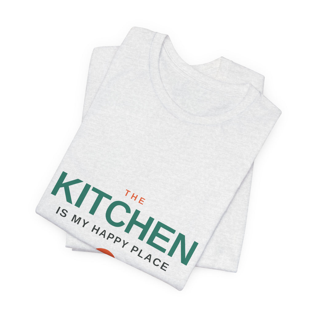 The Kitchen Is My Happy Place Tee — Funny Pickleball Shirt